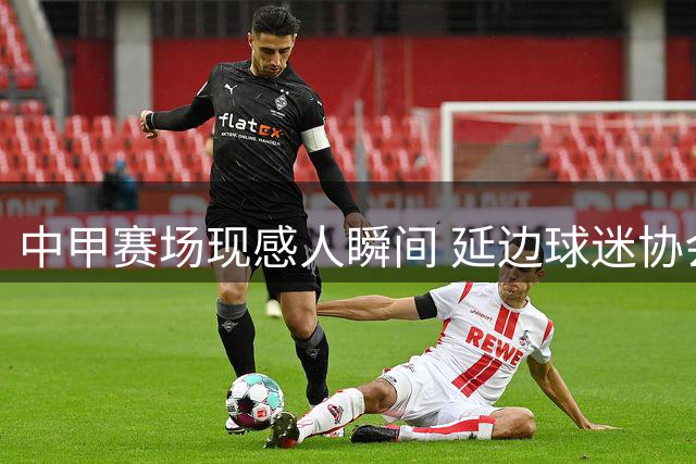 中甲赛场现感人瞬间 延边球迷协会获赠抗洪救灾锦旗