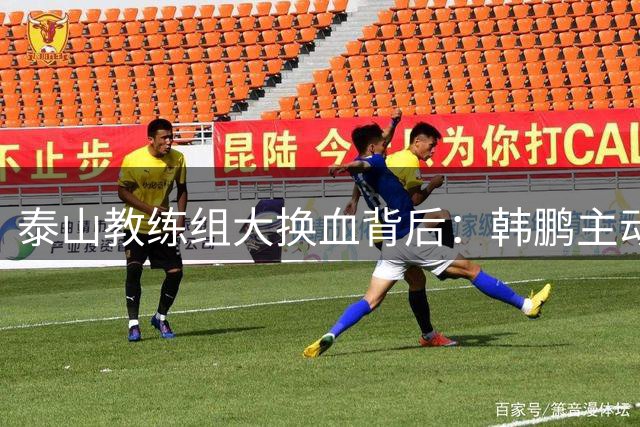 泰山教练组大换血背后：韩鹏主动求变离任，河南队再成"主帅杀手